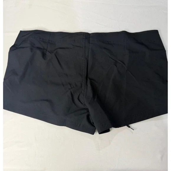 Nabevin Womens Black Board Shorts Swim Trunks Endurance+ Lace Up Size XL New - Picture 2 of 8